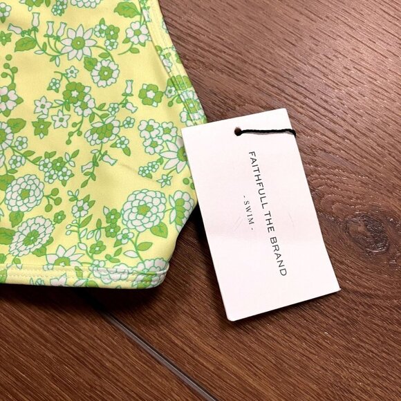 Faithfull the Brand NWT Isa Bikini Top Cremona Floral Print  (Sz XL) - Picture 3 of 9